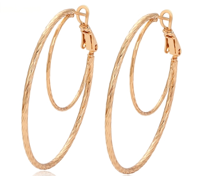 ARGOLLA DOBLE DOBLE ENCHAPE 18K
