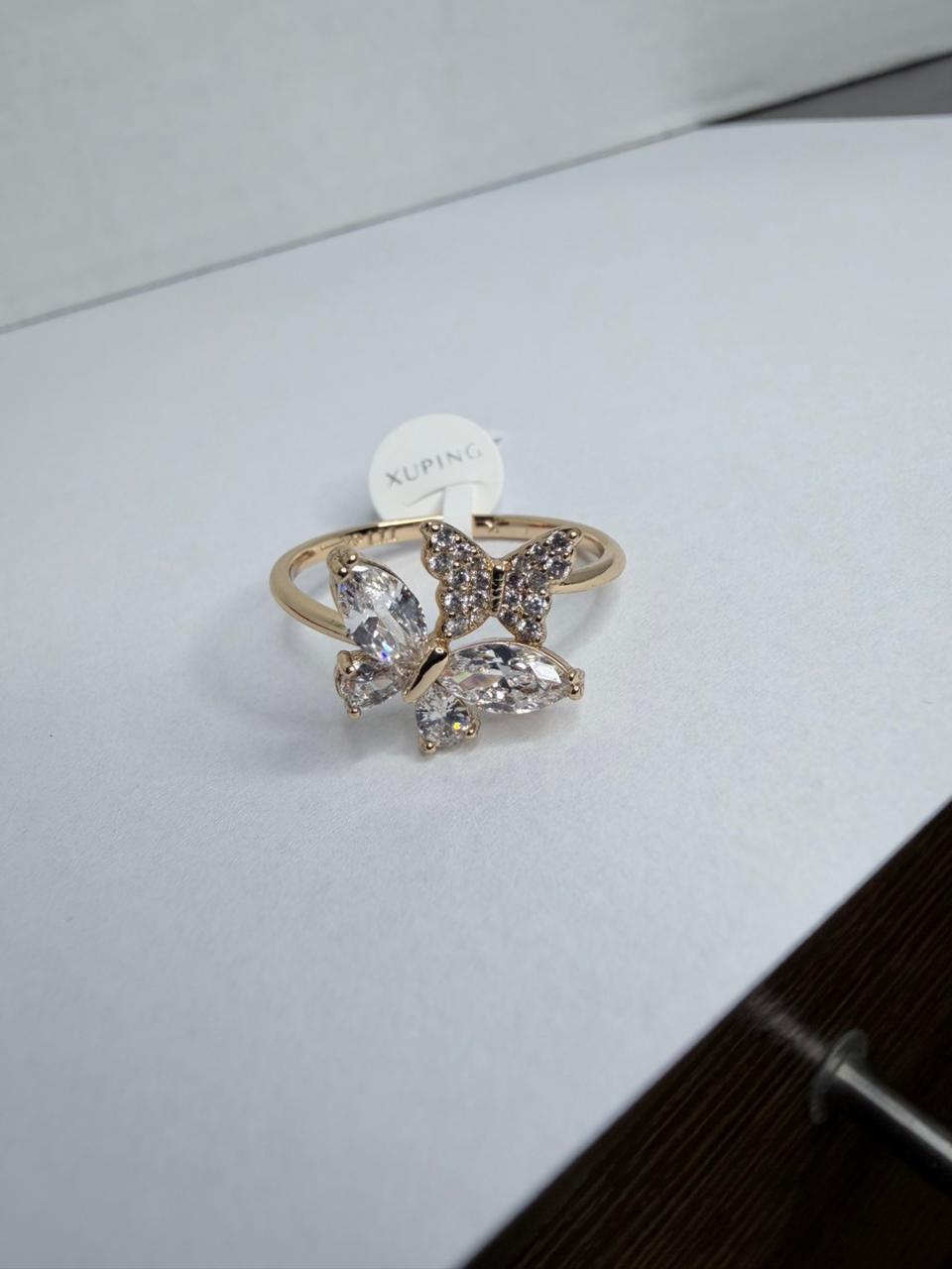 ANILLO MARIPOSAS DOBLE ENCHAPE 18K (7)