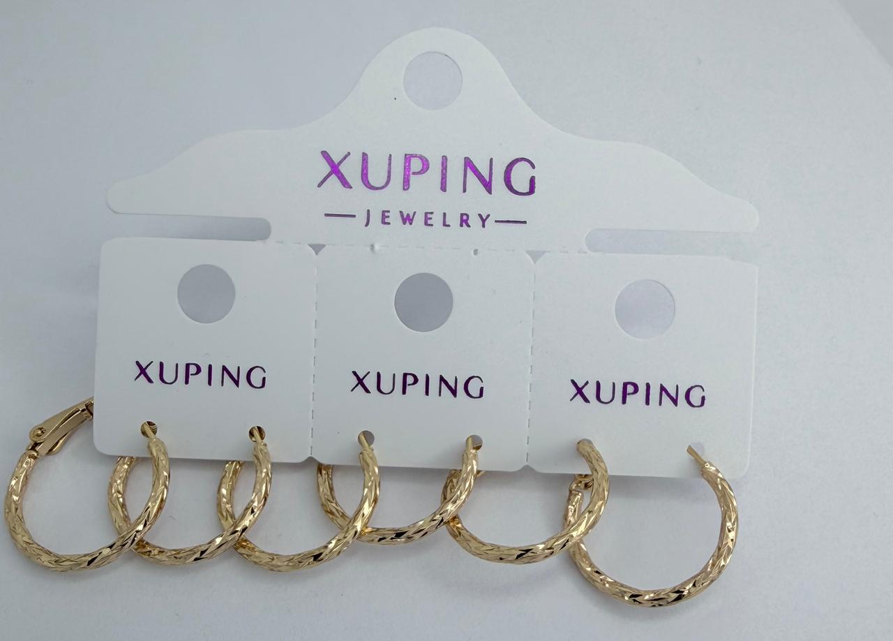 ARGOLLA  20MM CON DOBLE ENCHAPE 18K