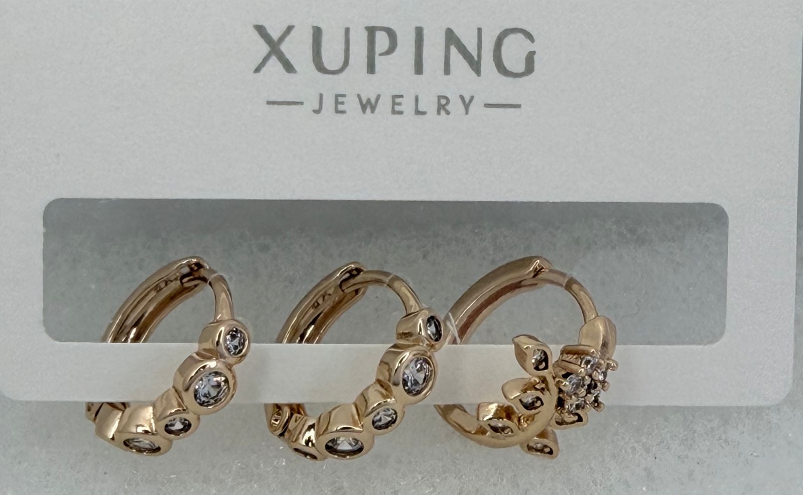 ARGOLLAS  DOBLE ENCHAPE 18K