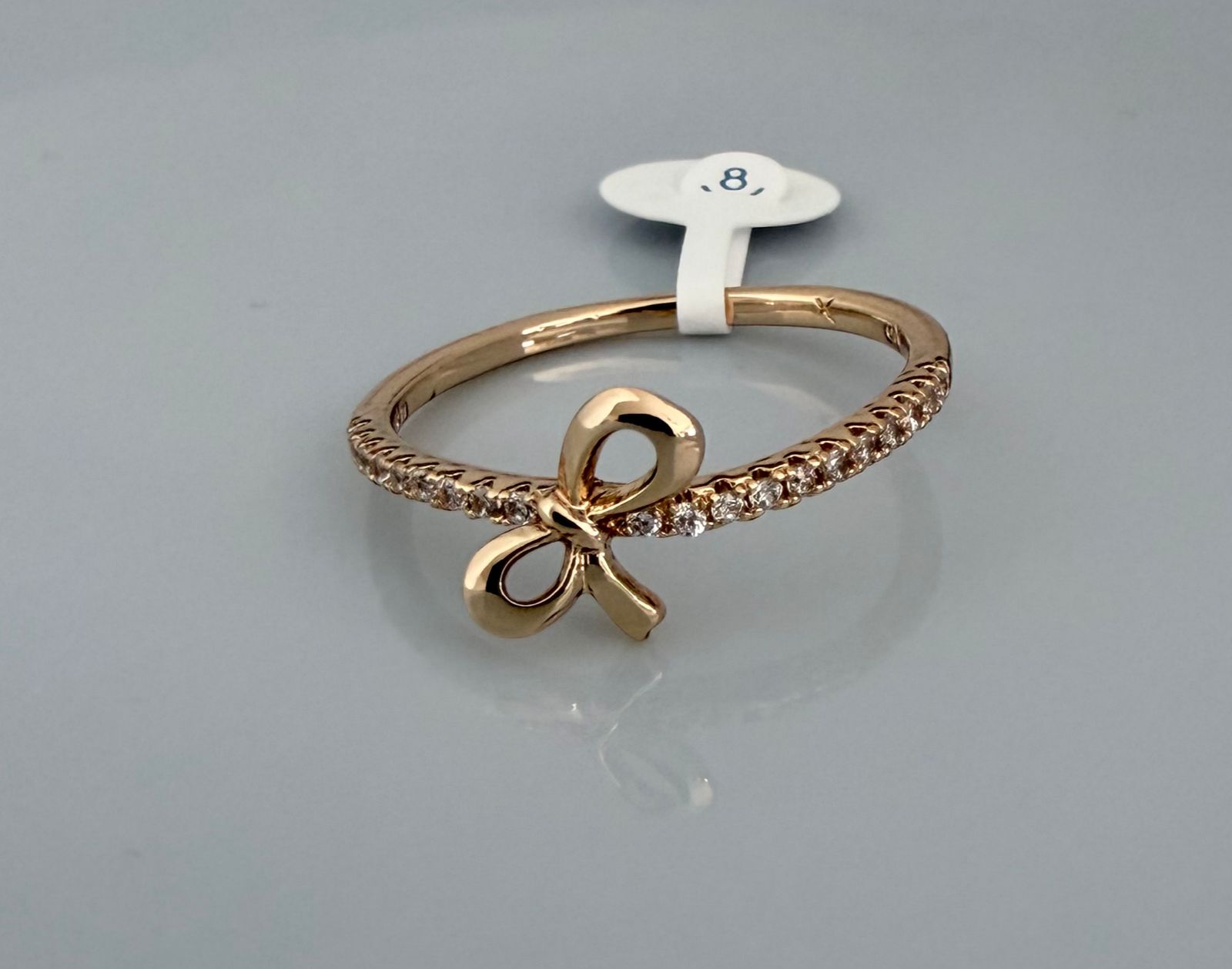 ANILLO LAZO DOBLE ENCHAPE 18K  7