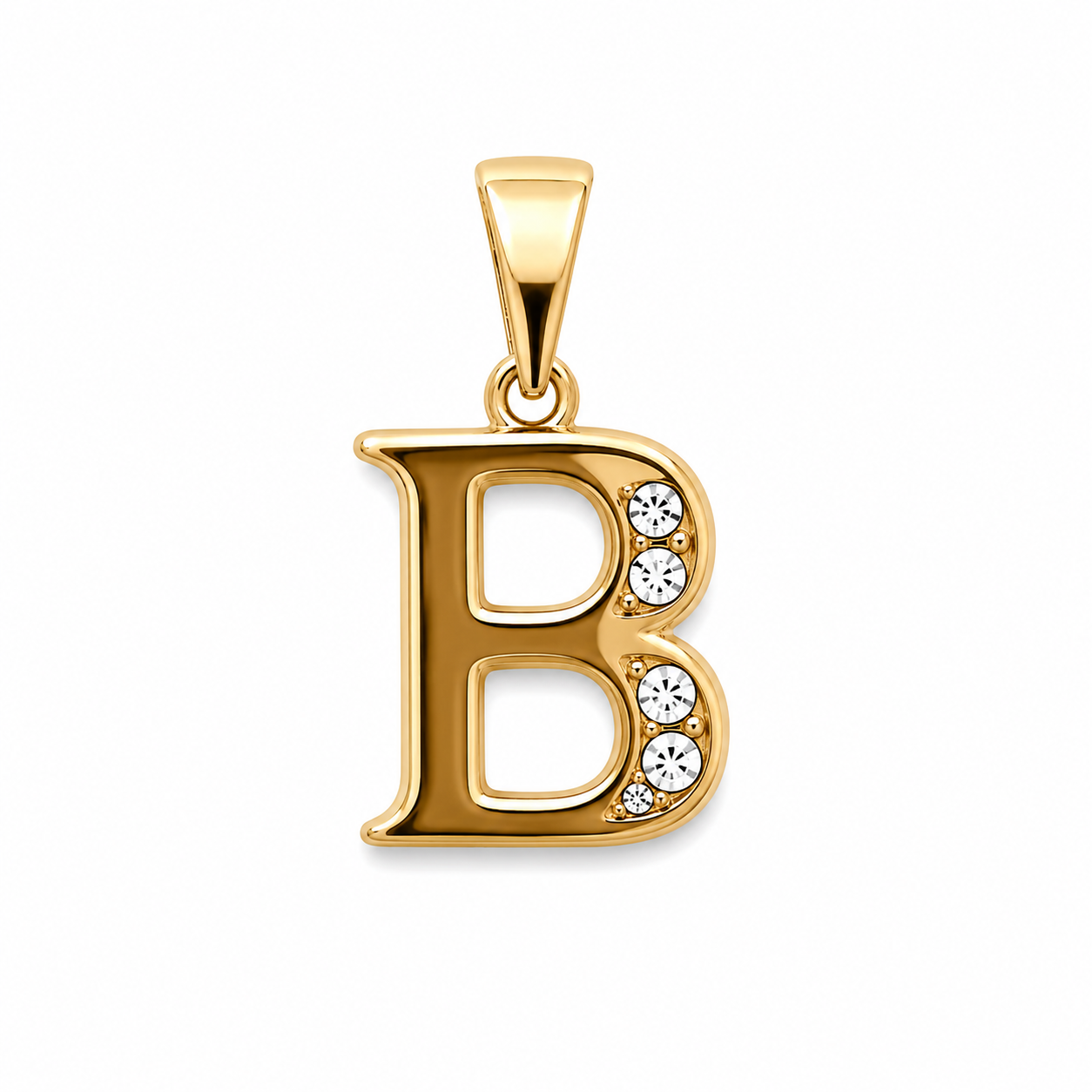 DIJE INICIAL B DOBLE ENCHAPE 18K