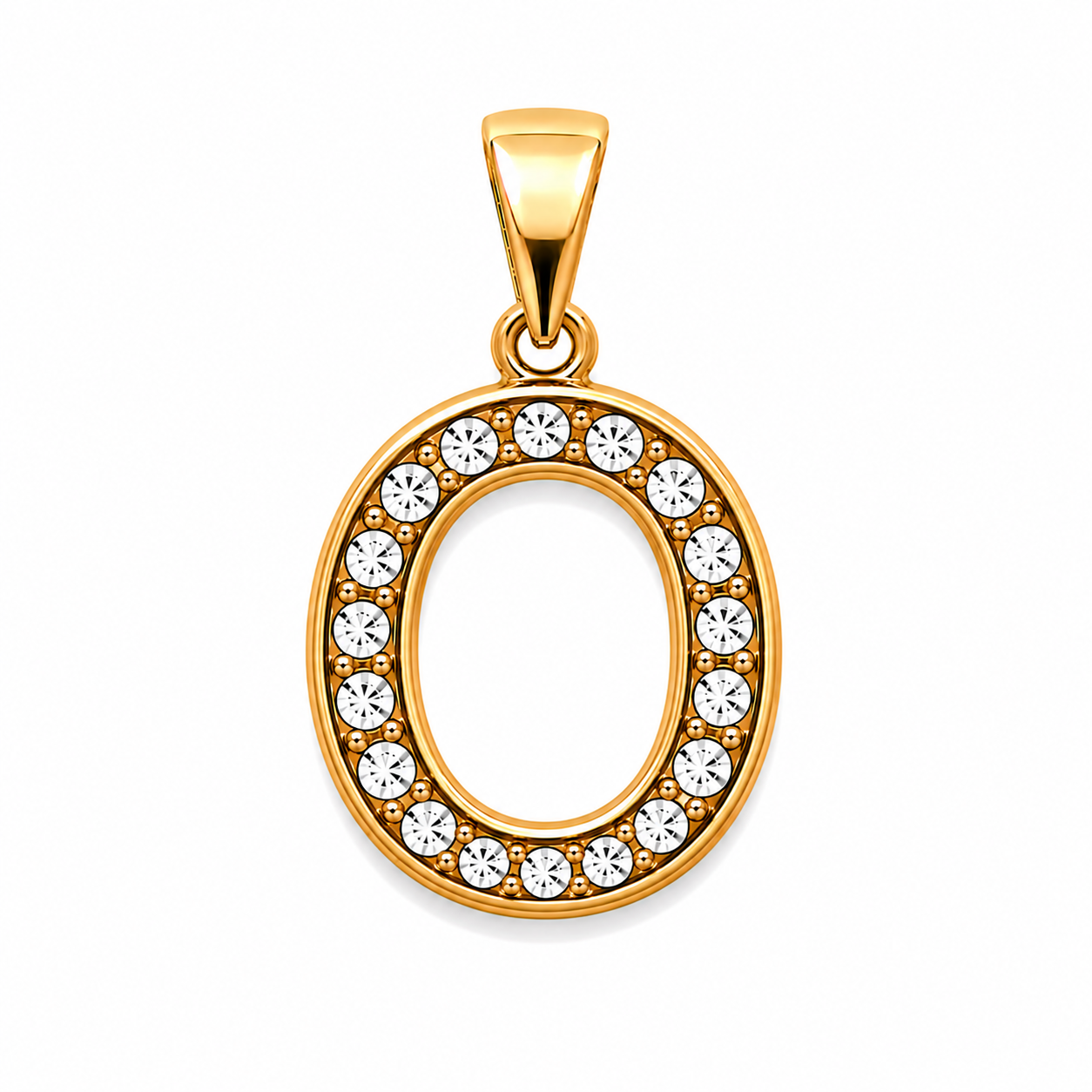 DIJE INICIAL O  DOBLE ENCHAPE 18K